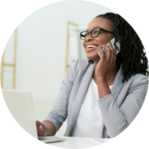 On the phone with a dean hiring coordinator