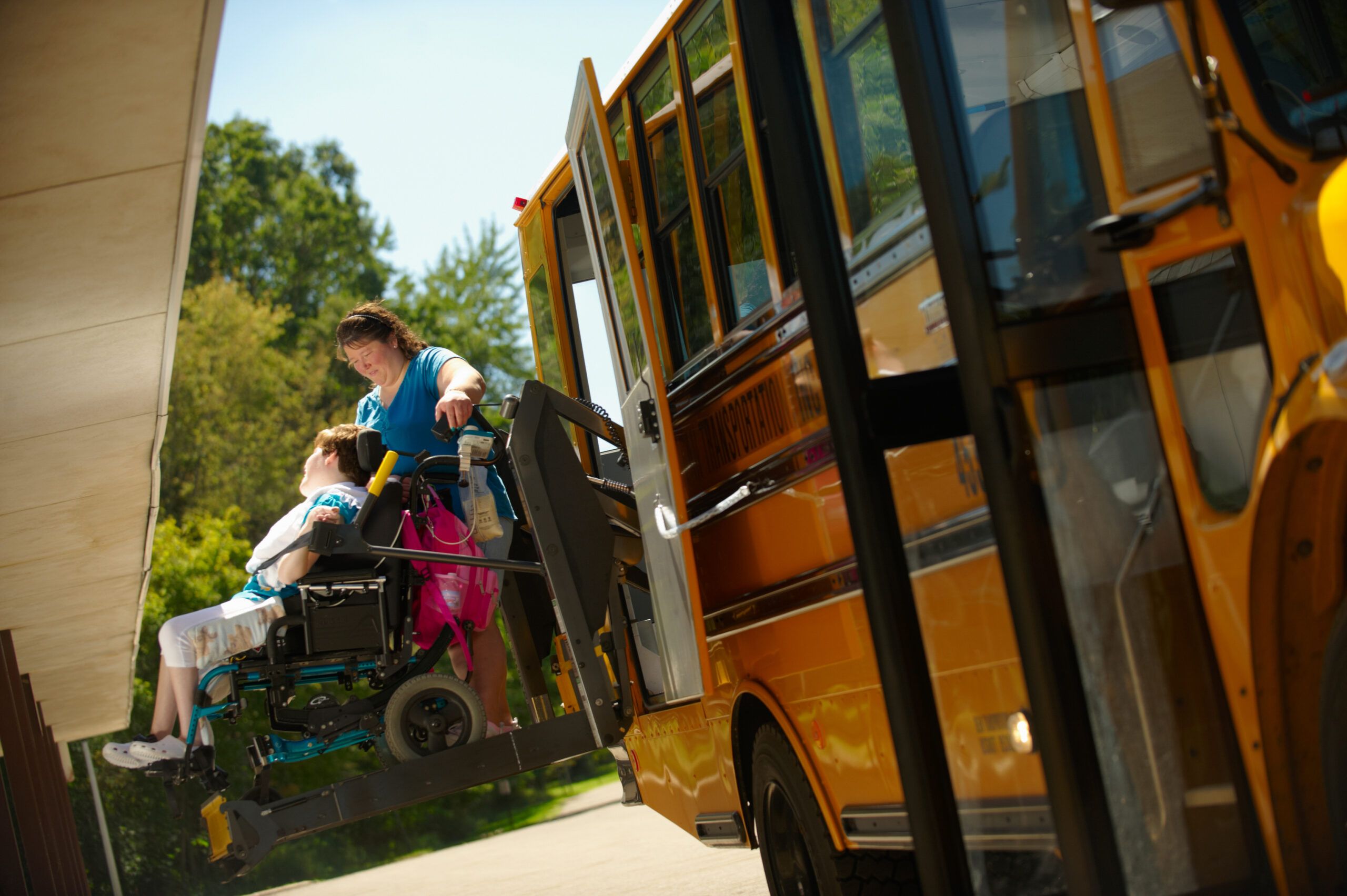 School Bus Driver and Special Education Student